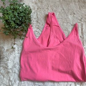 Bright Pink Low-Back Bodysuit